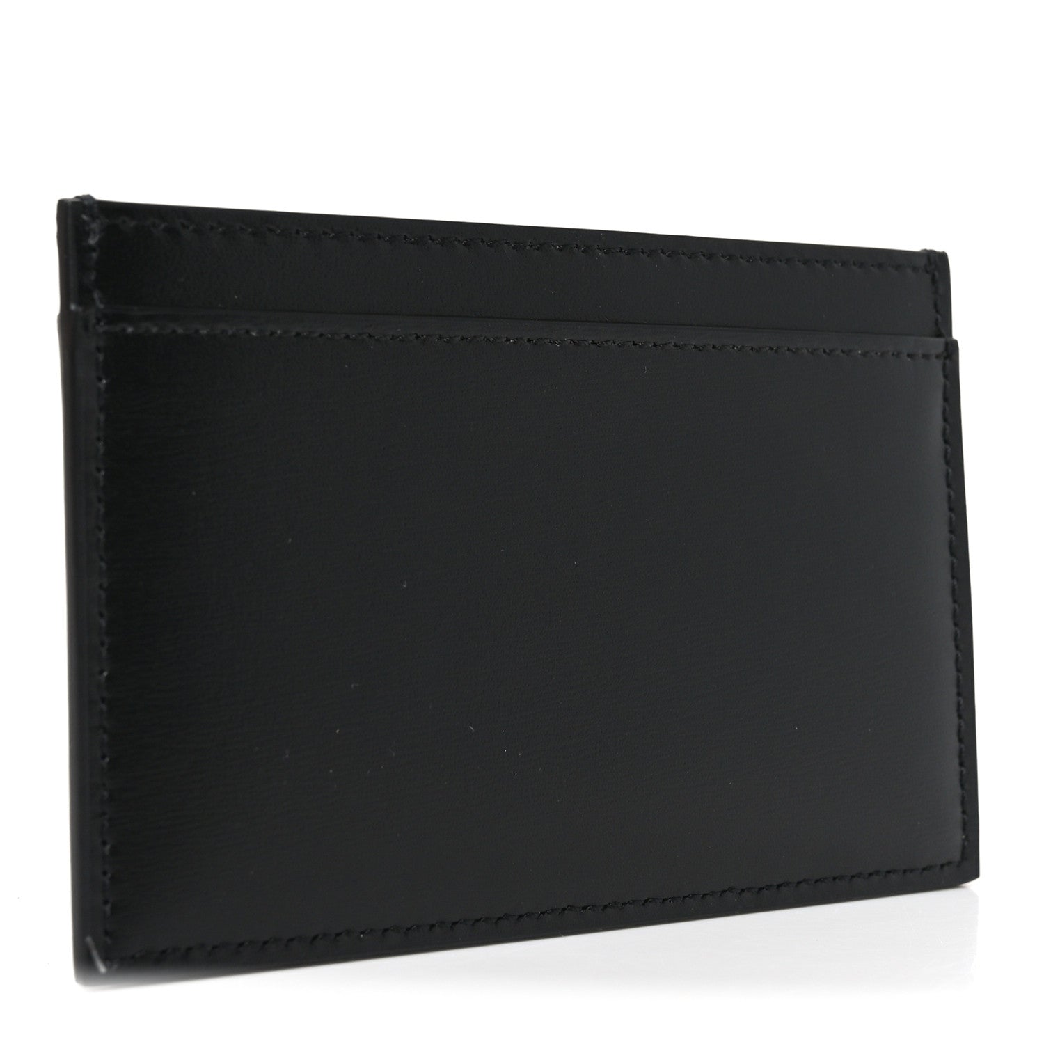 Celine Smooth Lambskin Triomphe Card Holder Black 3 of 7