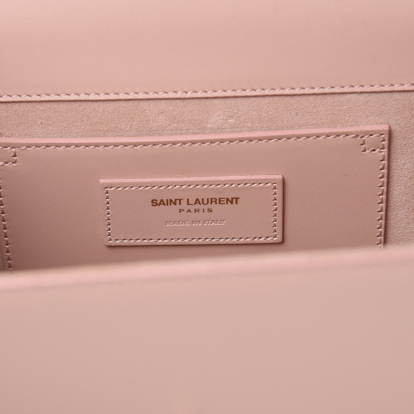 Smooth Calfskin Medium Classic Monogram Kate Tassel Satchel Pink