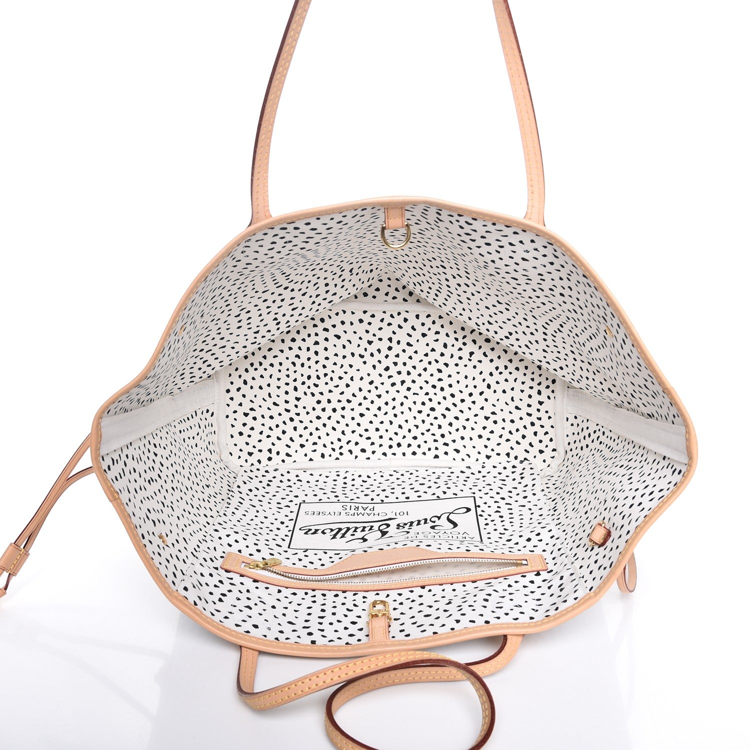 Louis Vuitton Monogram Kusama Waves Neverfull MM White 5 of 7