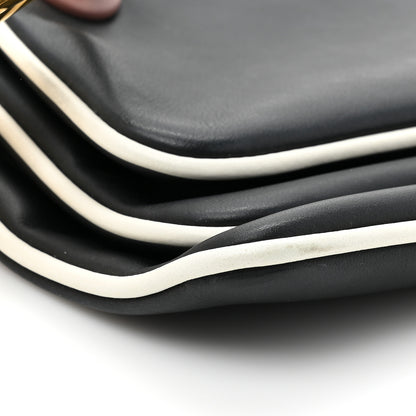 Fendi Vitello Century Opaco F is Fendi Bi-Color Triplette Pouch Set Black 11 of 15