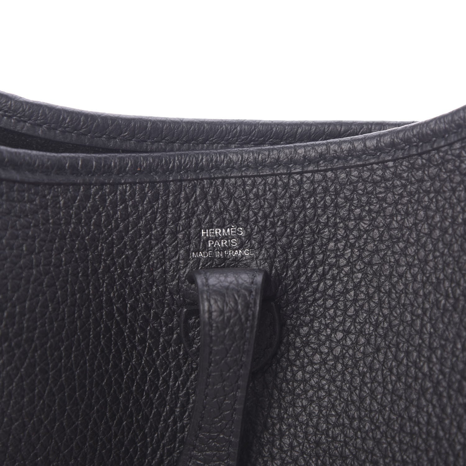 Hermes Taurillon Clemence Evelyne TPM Black 6 of 11