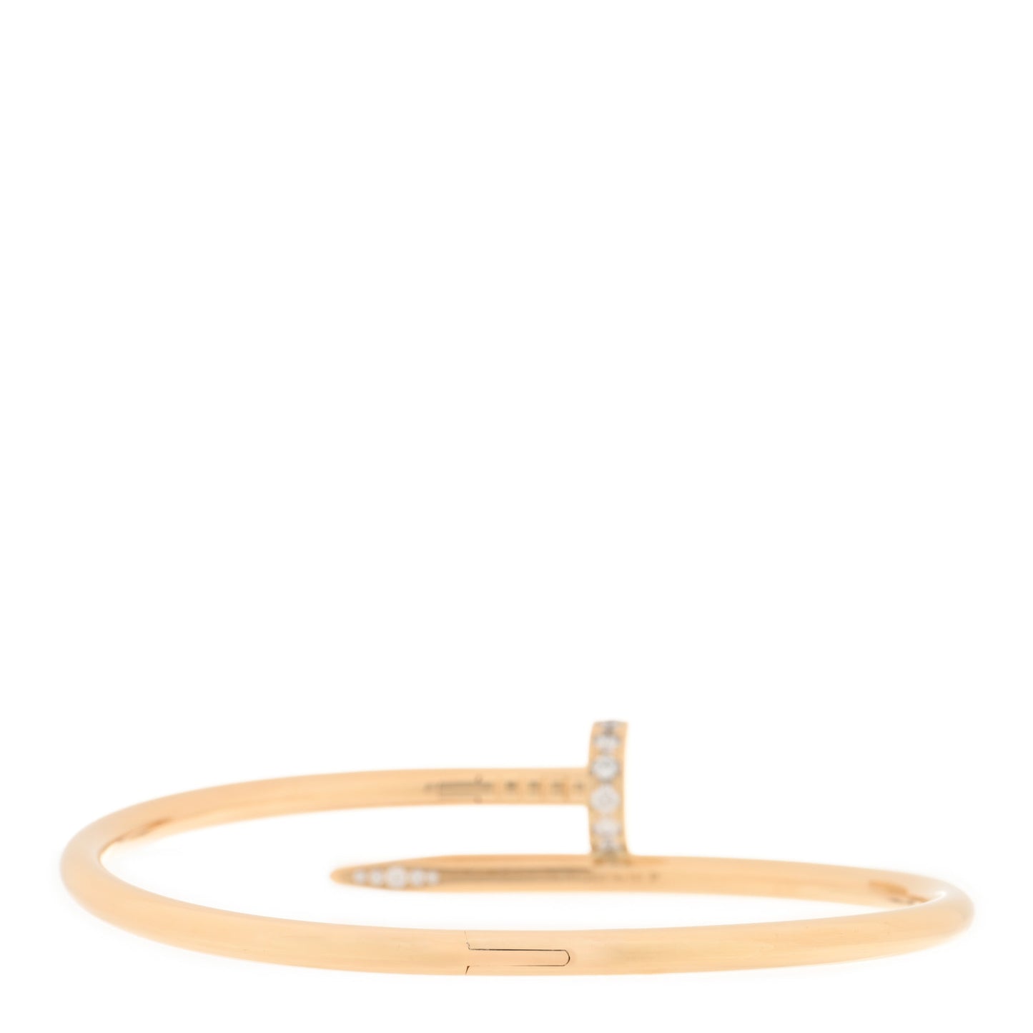 18K Yellow Gold Diamond Juste Un Clou Bracelet 18