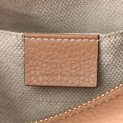 Gucci Pebbled Calfskin Small Soho Disco Bag Camelia 6 of 13
