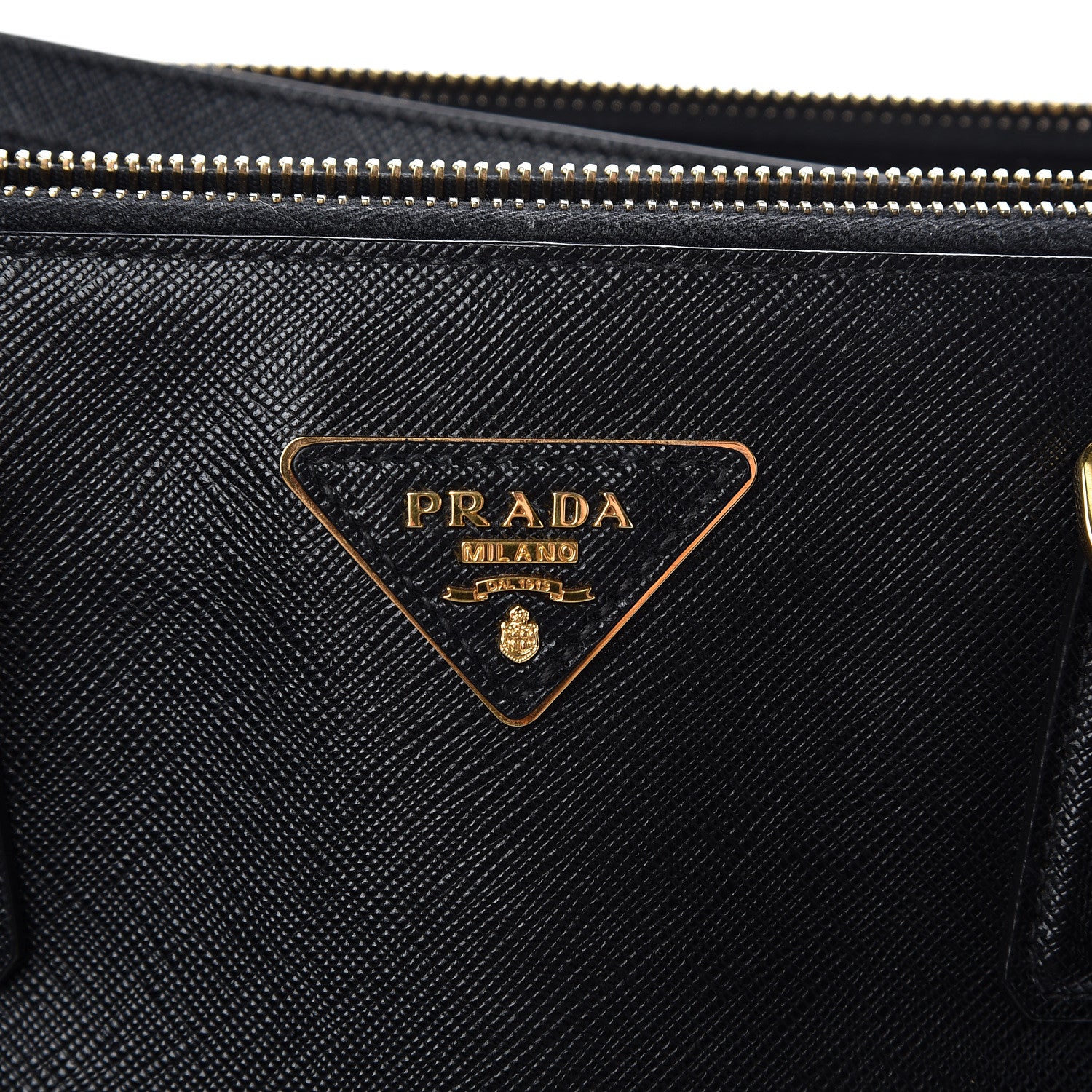 Prada Saffiano Medium Galleria Double Zip Tote Black 10 of 13