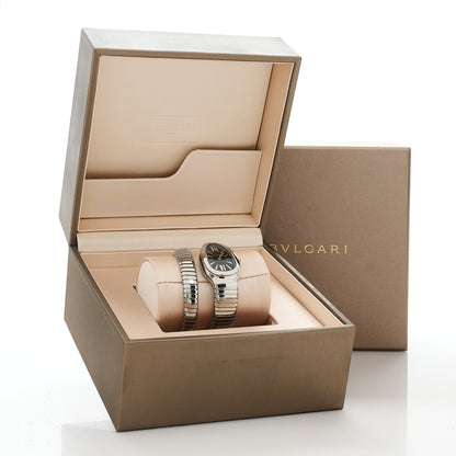 Bulgari Stainless Steel 35mm Serpenti Tubogas Quartz Watch Black 5 of 5