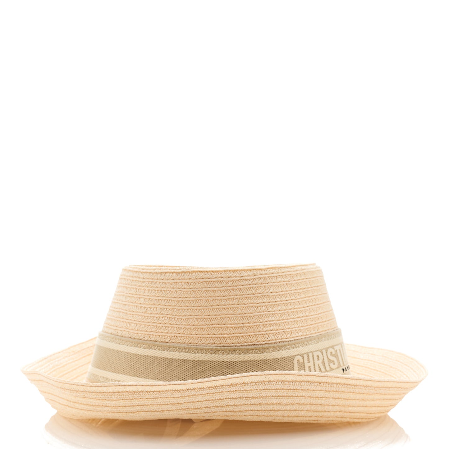 Straw Lage Dioresort Brim Hat 57 Beige