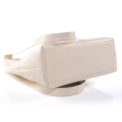 Chanel Caviar Shoulder Bag Ivory 4 of 8
