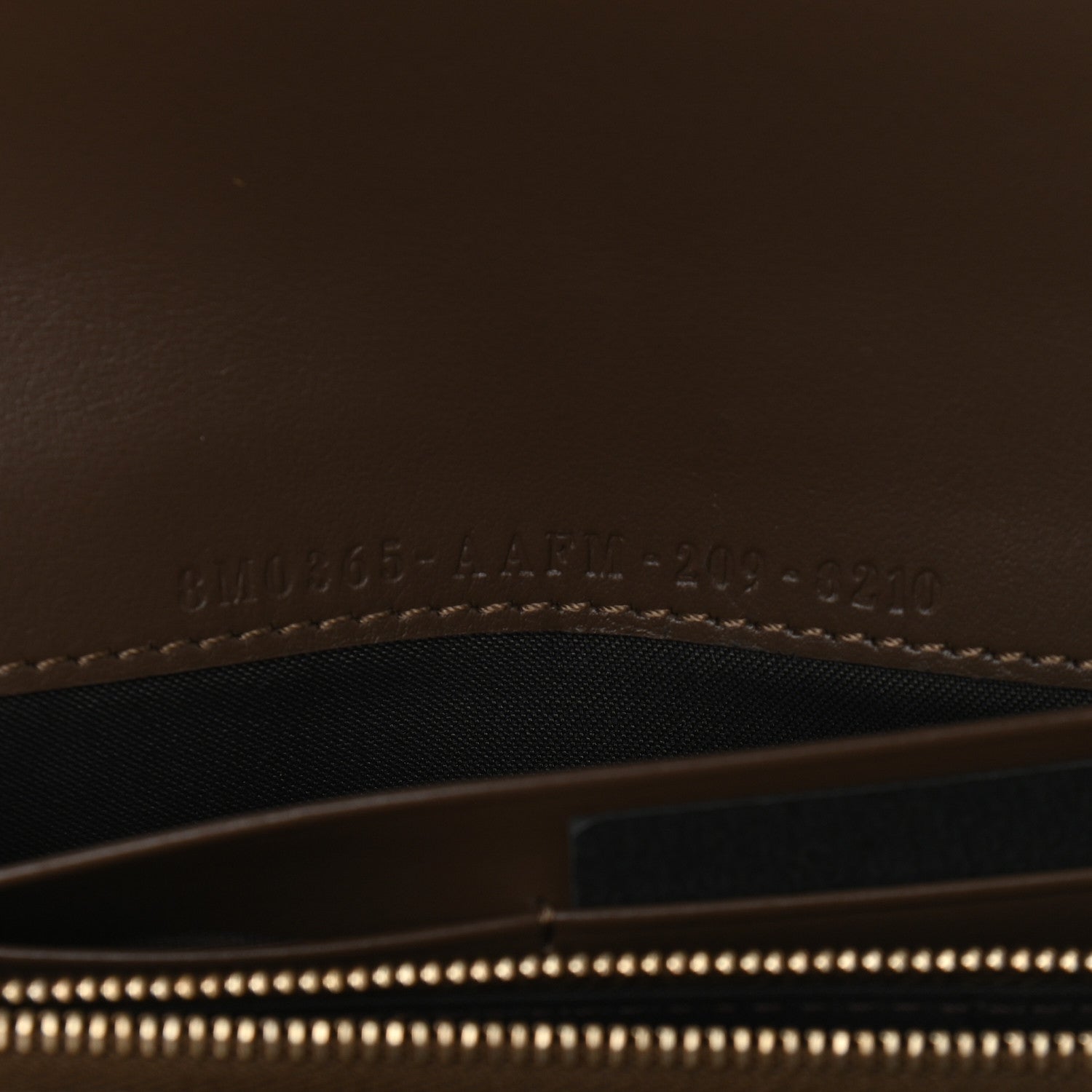 Fendi Vitello Soft F is Fendi Bi-Color FF 1974 Embossed Continental Envelope Wallet On Chain Maya Black 7 of 9