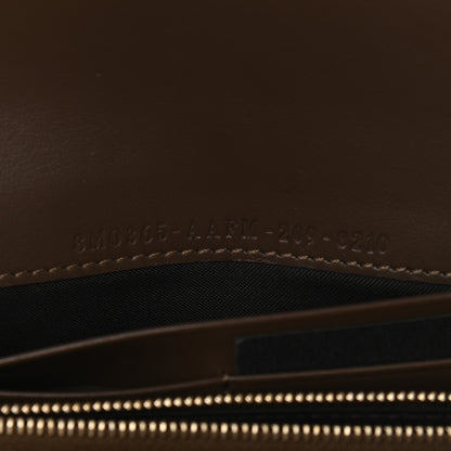 Fendi Vitello Soft F is Fendi Bi-Color FF 1974 Embossed Continental Envelope Wallet On Chain Maya Black 7 of 9