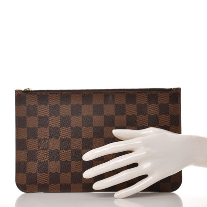 Louis Vuitton Damier Ebene Neverfull MM GM Pochette 2 of 10