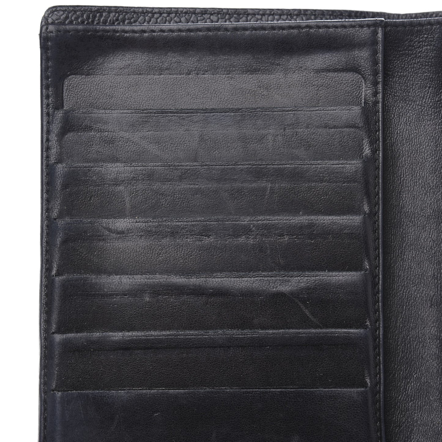 Caviar Timeless CC French Wallet Black