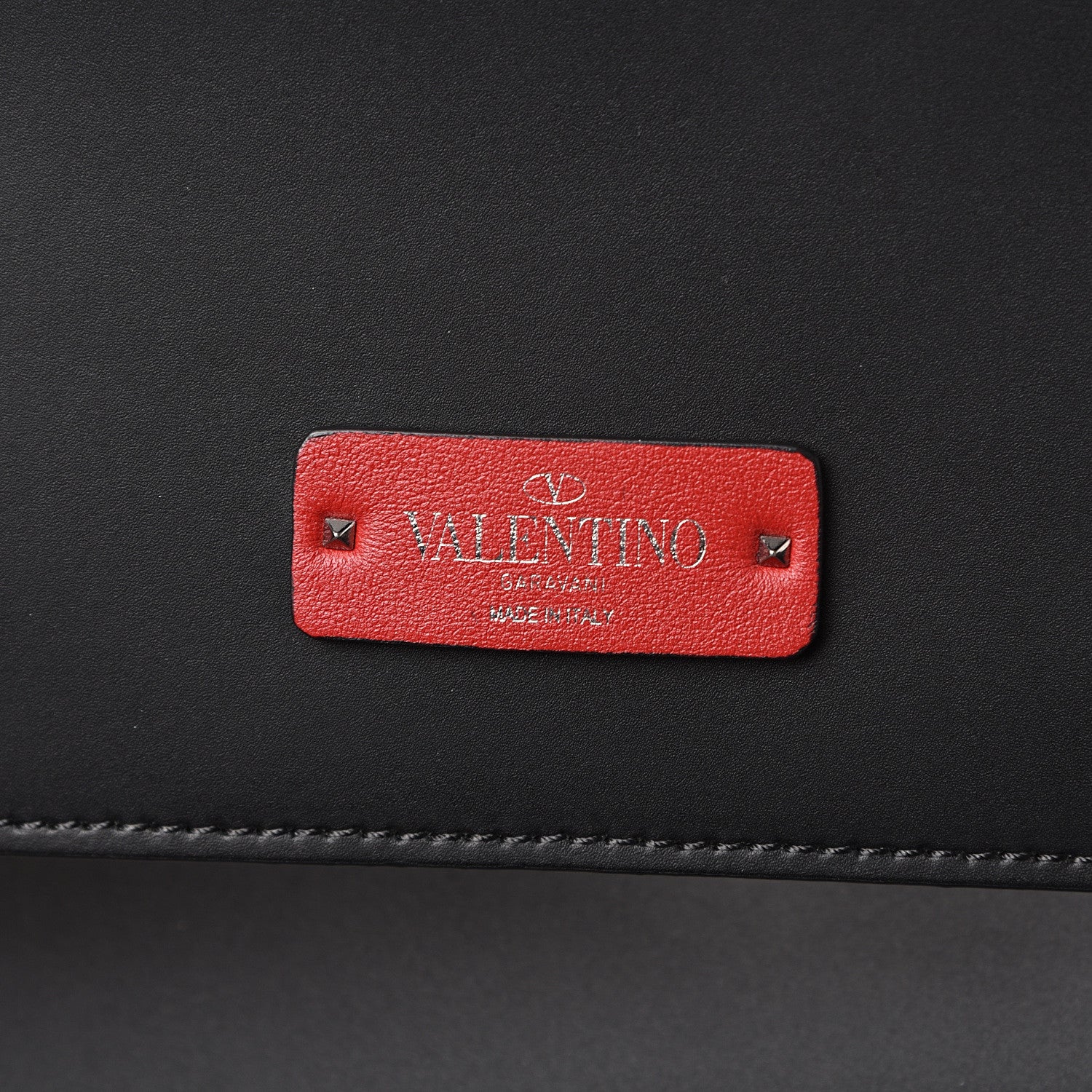 Valentino Garavani Nappa Rockstud Foldable Tote Black 6 of 9