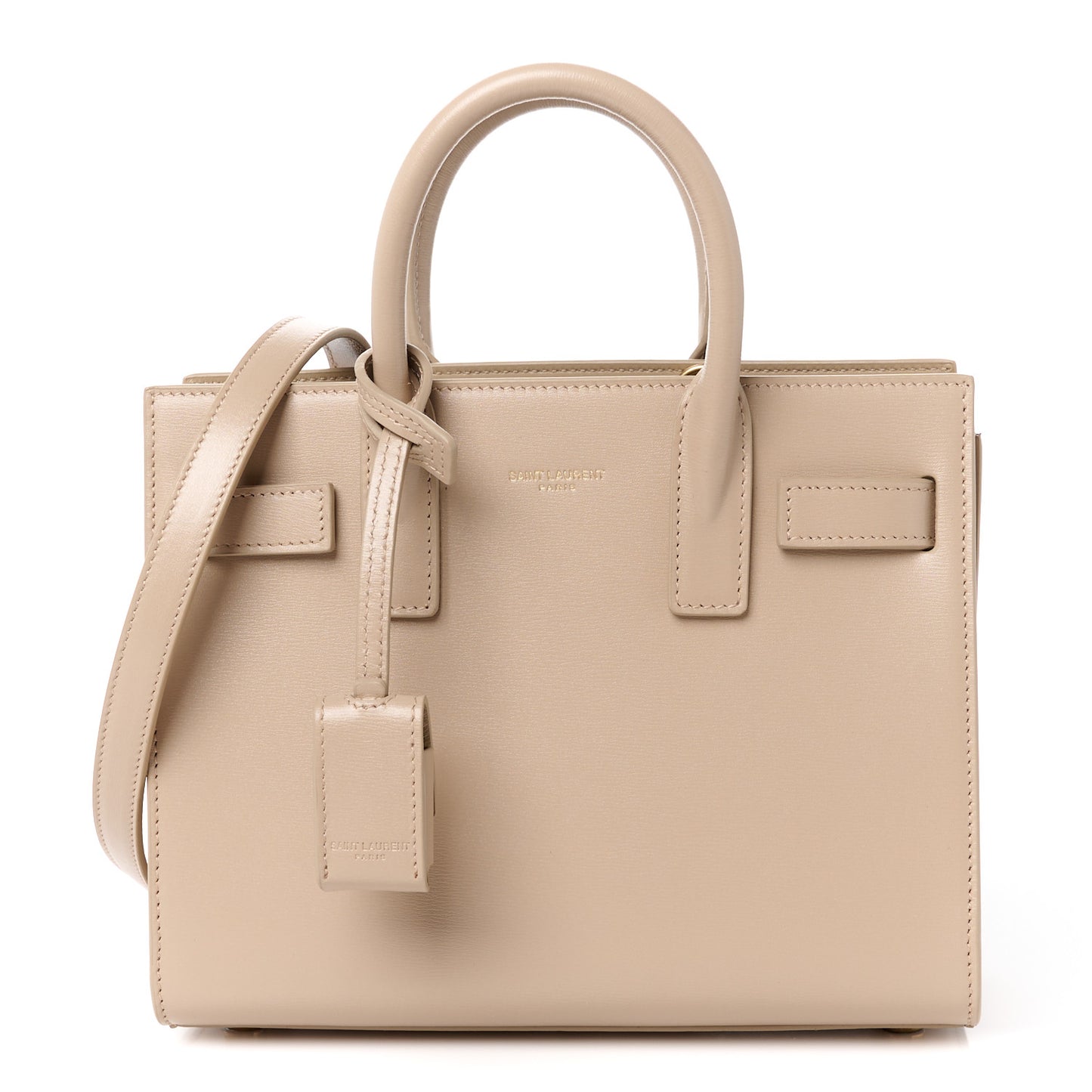 Smooth Calfskin Nano Sac de Jour Dark Beige