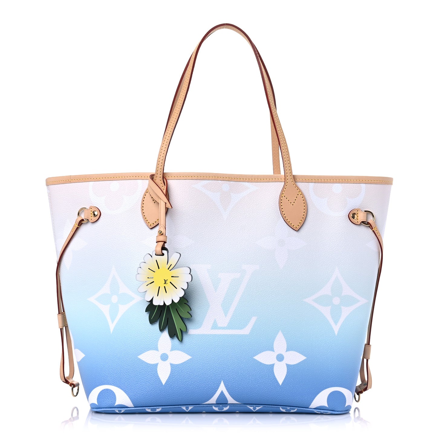 Monogram Giant By The Pool Neverfull MM Blue