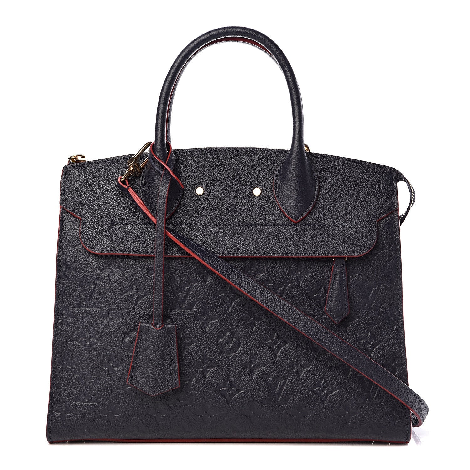 Louis Vuitton Empreinte Pont Neuf MM Marine Rouge 1 of 12