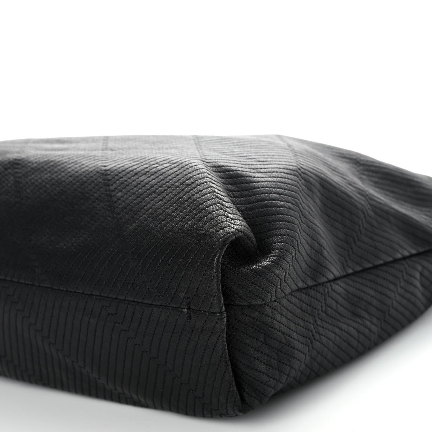 Lambskin Quilted Carry Me Tote Black