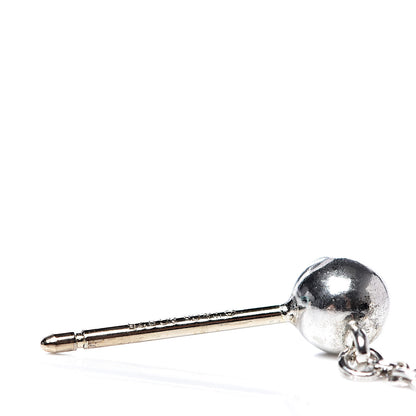 Tiffany Sterling Silver Pearl Ziegfeld Drop Earrings 4 of 5