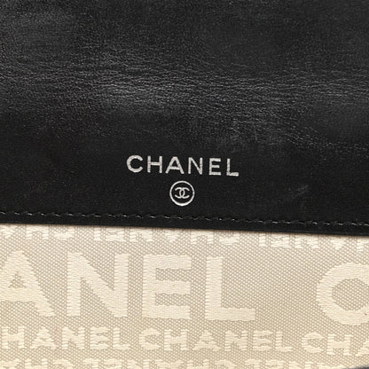 Chanel Metallic Lambskin Precious Symbols French Wallet Dark Silver 7 of 12