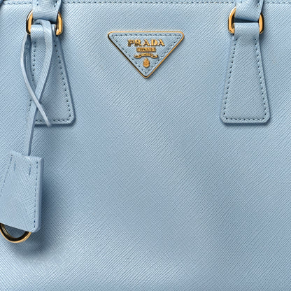 Prada Saffiano Small Galleria Double Zip Tote Astrale 9 of 12