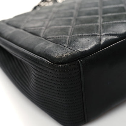 Chanel Lambskin Quilted Large Coco Rider Flap Black 11 of 15