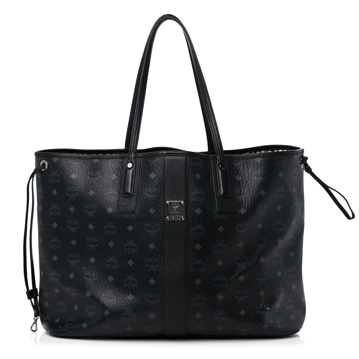 Visetos Large Liz Reversible Shopper Tote Black