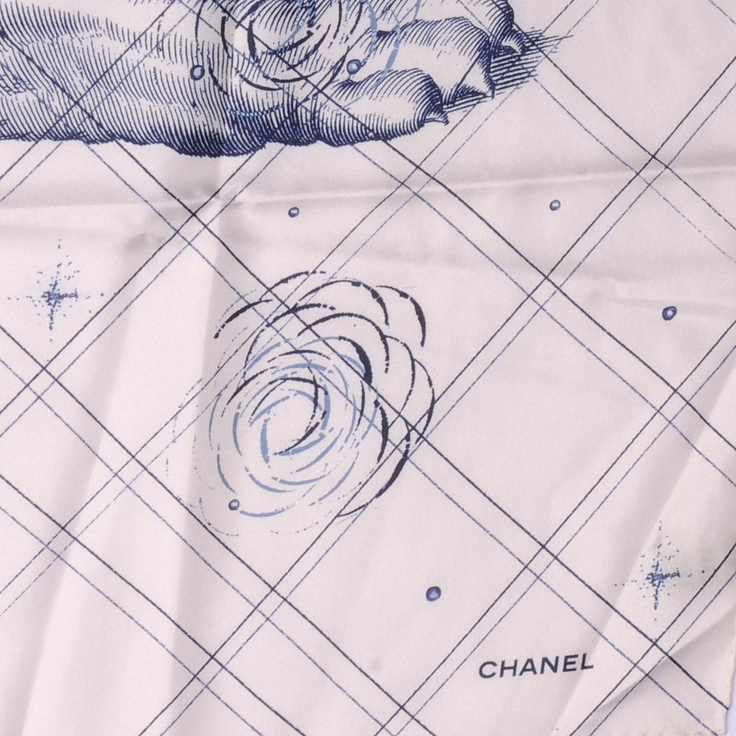 Chanel Silk Lion CC Scarf 3 of 5