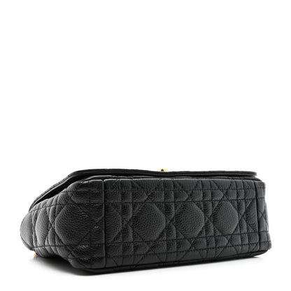 Christian Dior Calfskin Cannage Small Caro Bag Black 4 of 11
