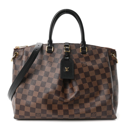 Louis Vuitton Damier Ebene Odeon Tote MM Black 1 of 9