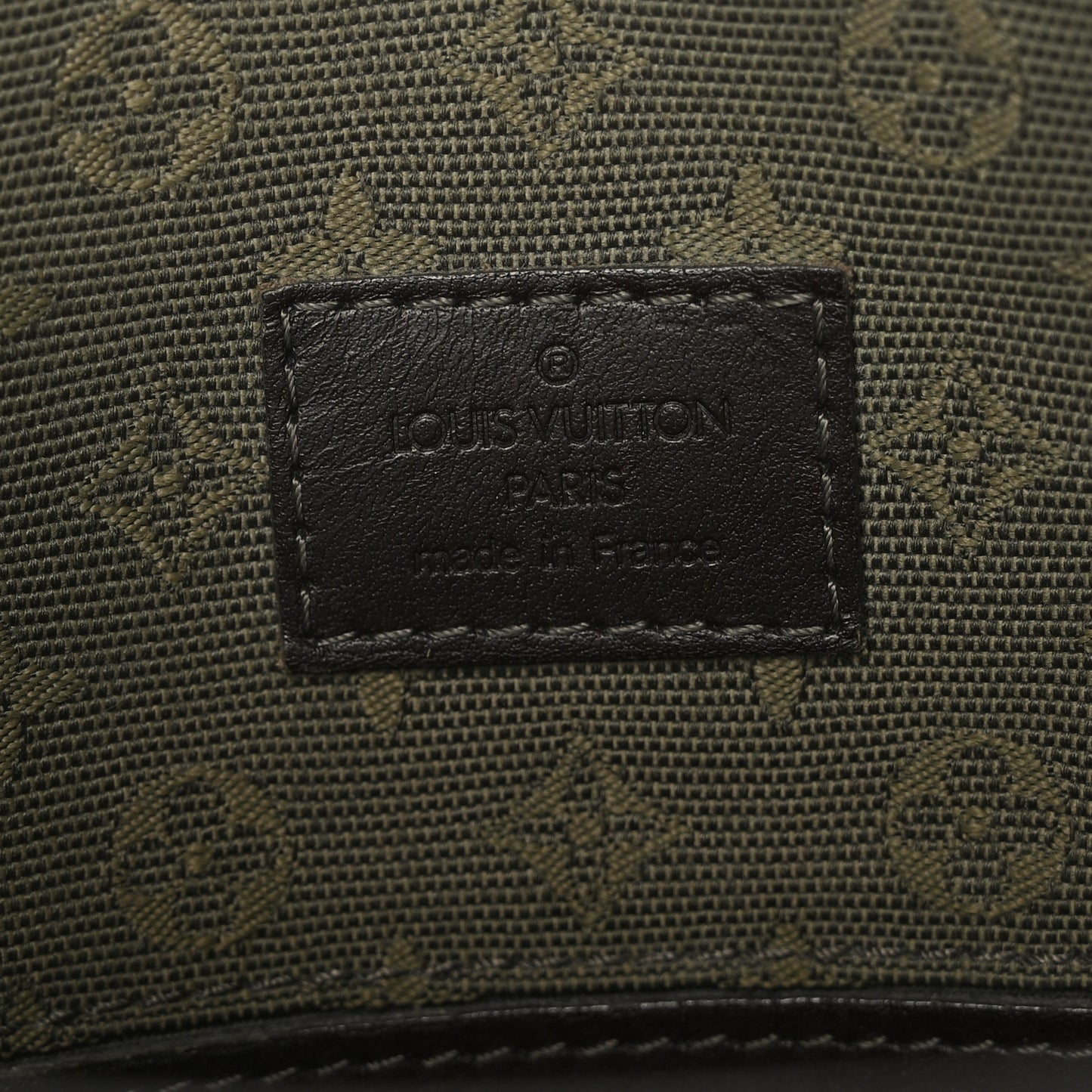 Mini Monogram Besace Mary Kate Kaki