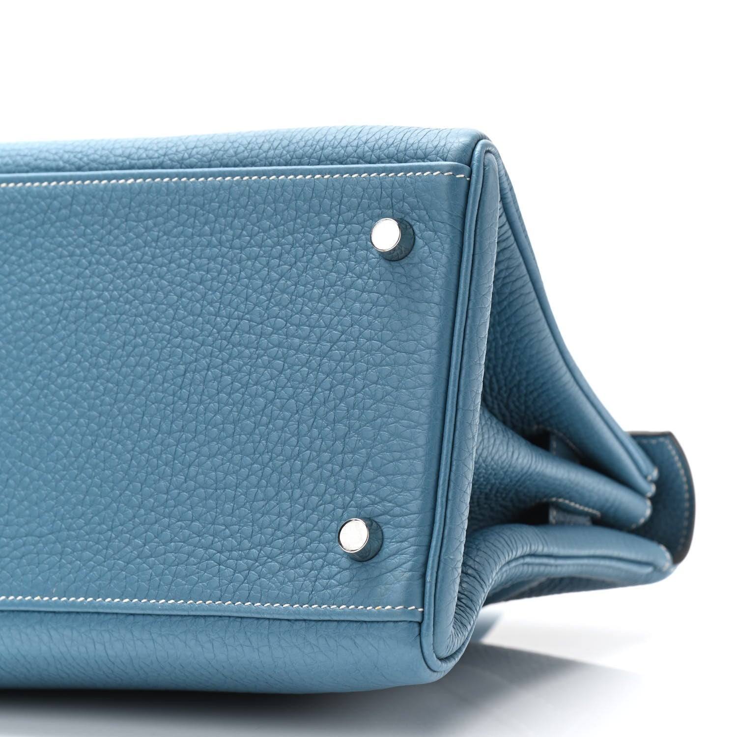 Hermes Togo Shoulder Kelly 40 Blue Jean 10 of 10