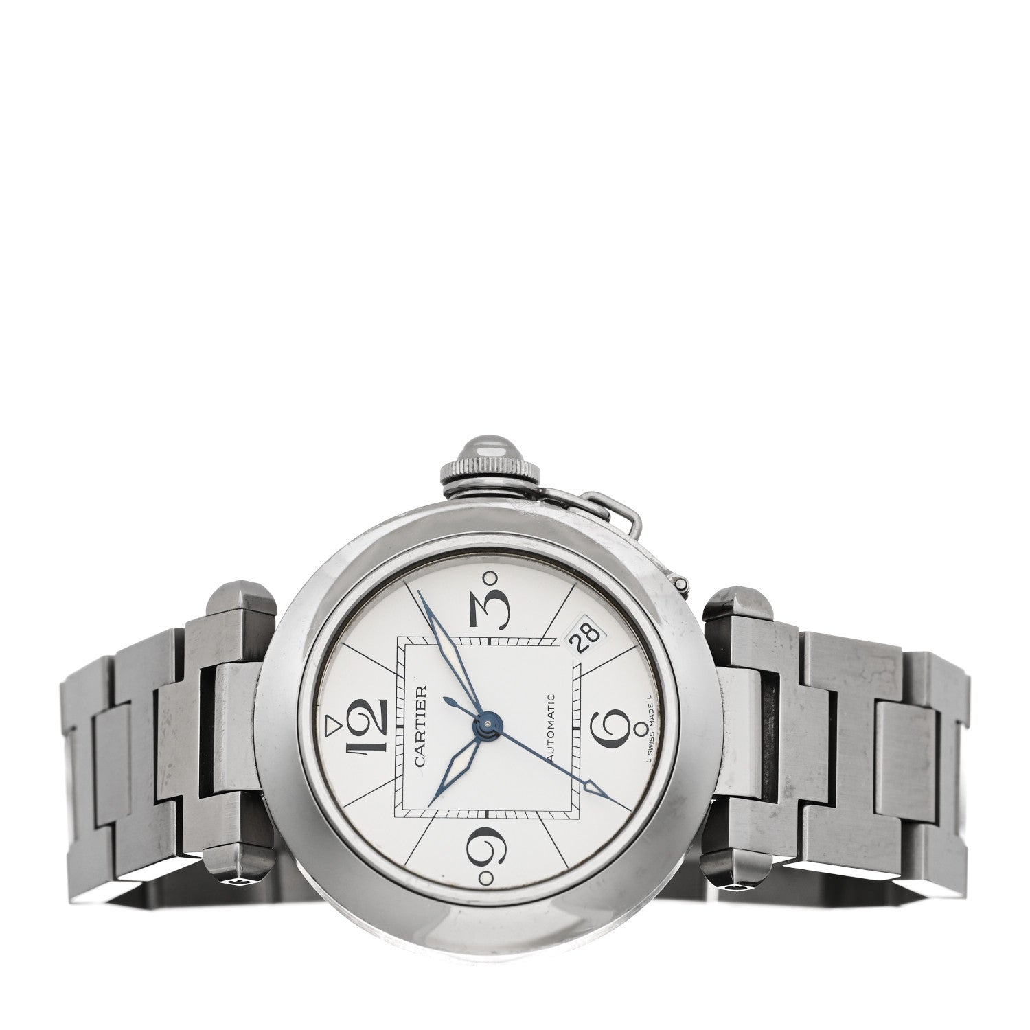 Cartier Stainless Steel 35mm Pasha C Automatic Watch 2 of 5