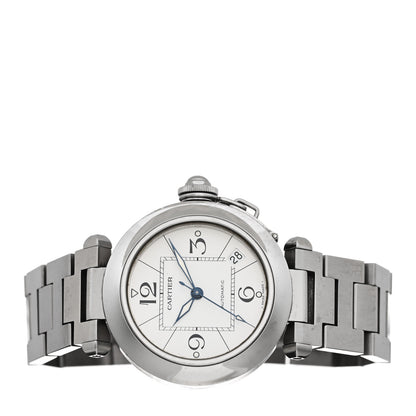 Cartier Stainless Steel 35mm Pasha C Automatic Watch 2 of 5