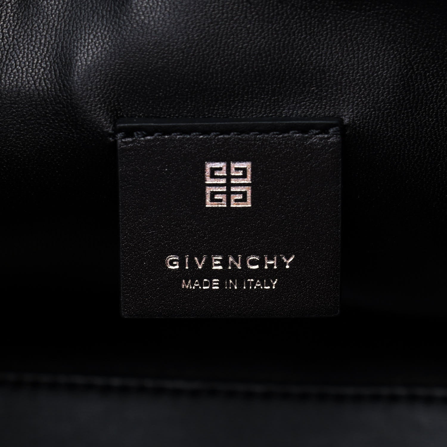 Givenchy Smooth Calfskin Small Moon Cut Out Shoulder Bag Black 6 of 11