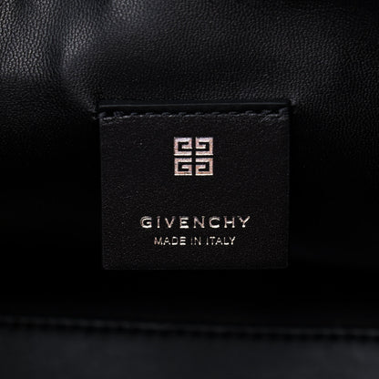 Givenchy Smooth Calfskin Small Moon Cut Out Shoulder Bag Black 6 of 11