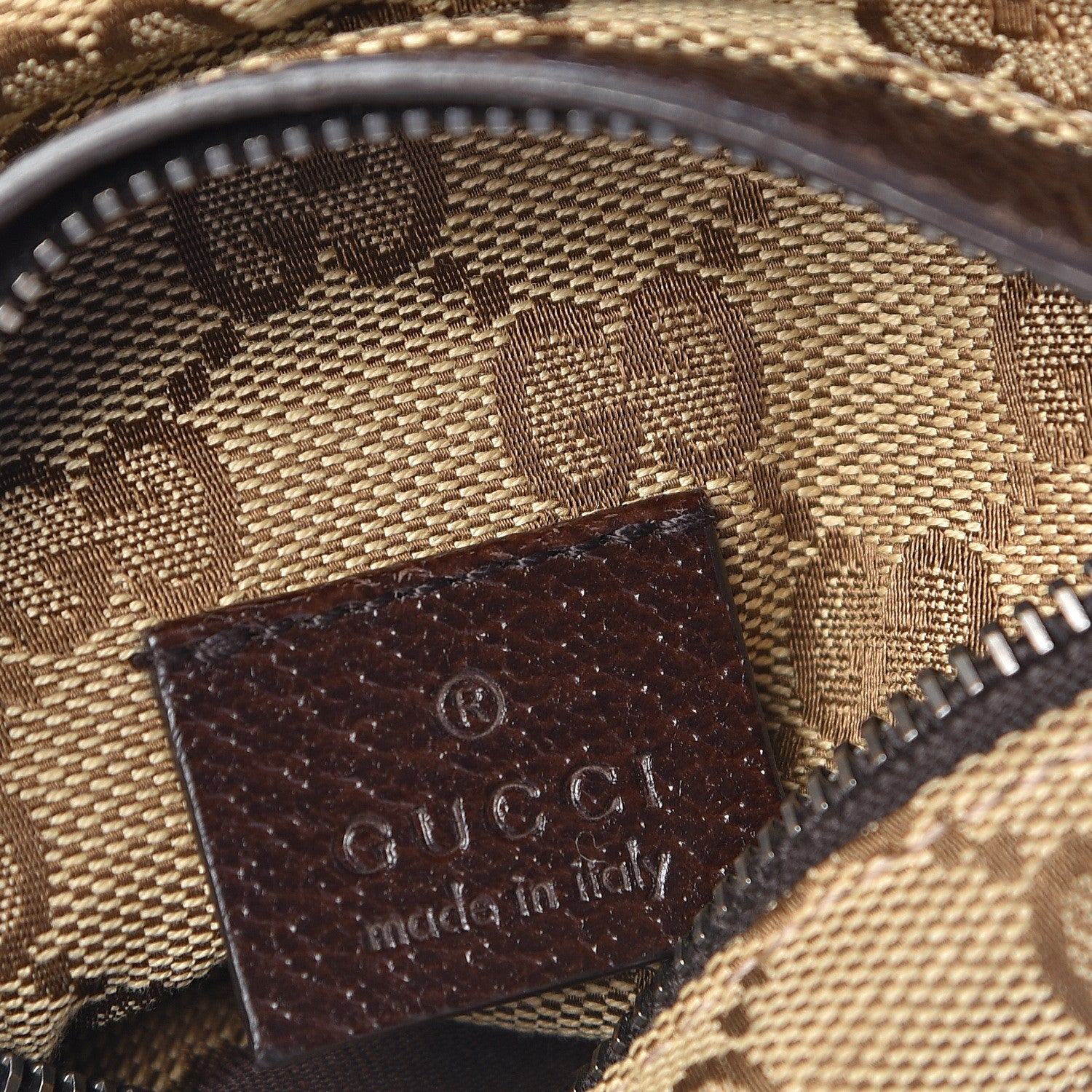 Gucci Monogram Web Belt Bag Dark Brown 6 of 11