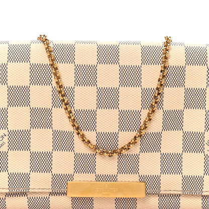 Louis Vuitton Damier Azur Favorite MM 7 of 9