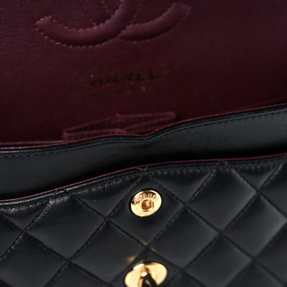 Chanel Lambskin Quilted Small Double Flap Black 15 of 15
