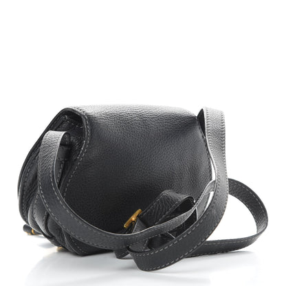 Chloe Calfskin Mini Marcie Round Crossbody Bag Black 3 of 17