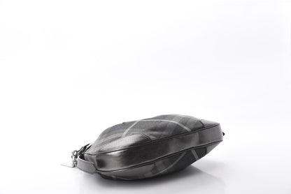 Burberry Shimmer Check Small Brooklyn Hobo Grey 4 of 9