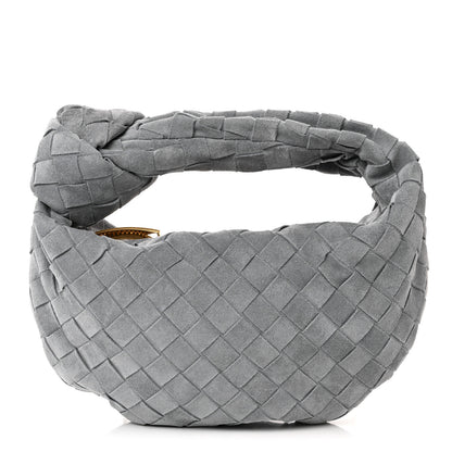 Bottega Veneta Suede Intrecciato Mini Jodie Thunder 1 of 11