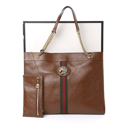 Gucci Calfskin Large Rajah Chain Tote Cuir 10 of 10