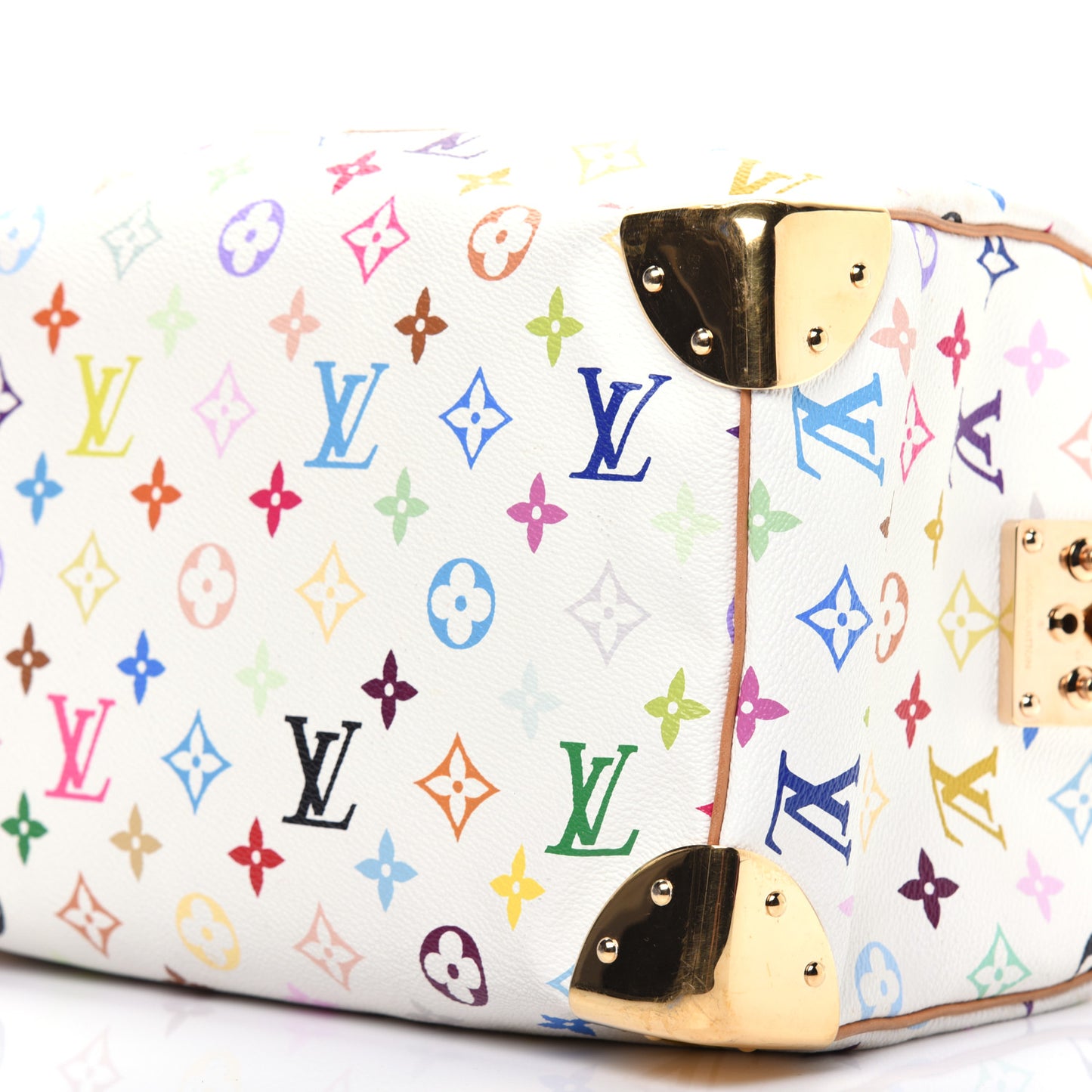 Monogram Multicolor Speedy 30 White