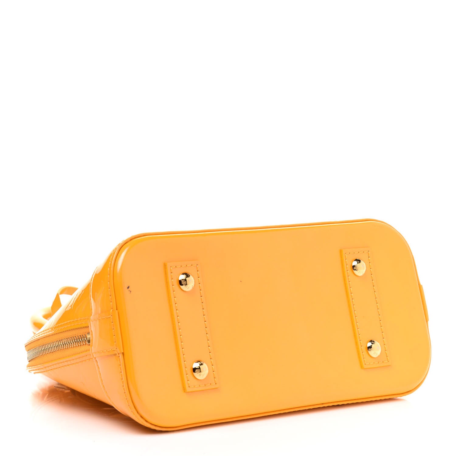 Louis Vuitton Vernis Alma BB Jaune Passion 3 of 9