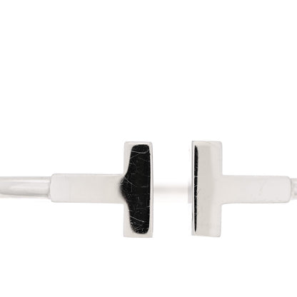 Tiffany 18k White Gold T Wire Bracelet 4 of 4