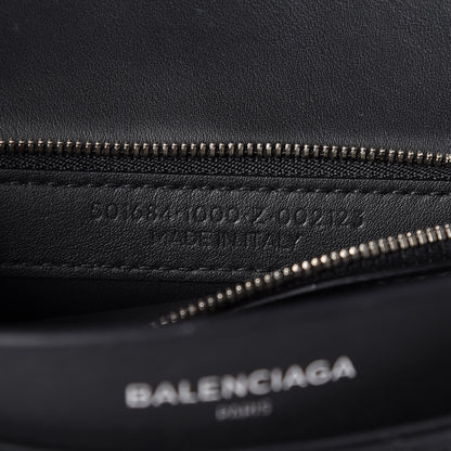Balenciaga Calfskin Logo Matelasse M BB Chain Shoulder Bag Black 7 of 10