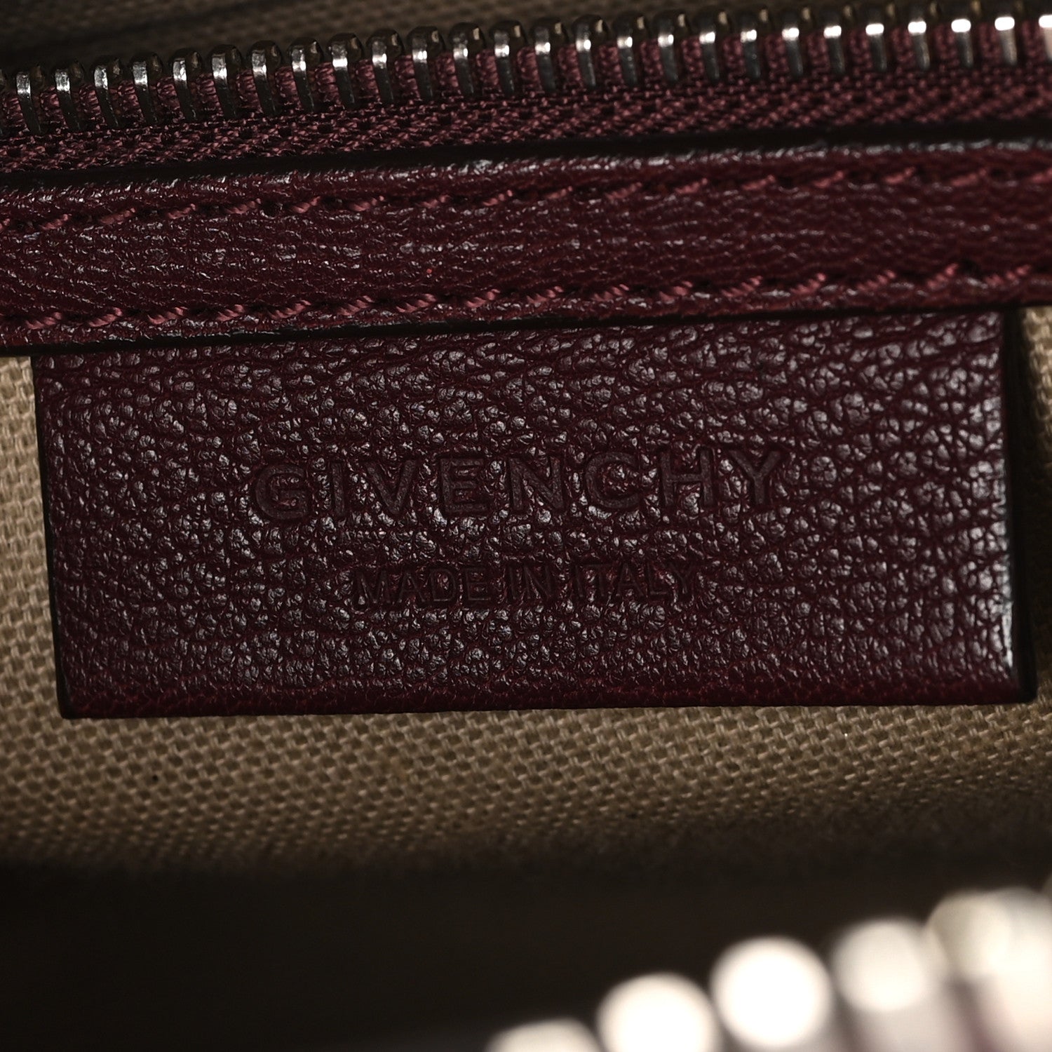 Givenchy Sugar Goatskin Small Antigona Oxblood 6 of 11