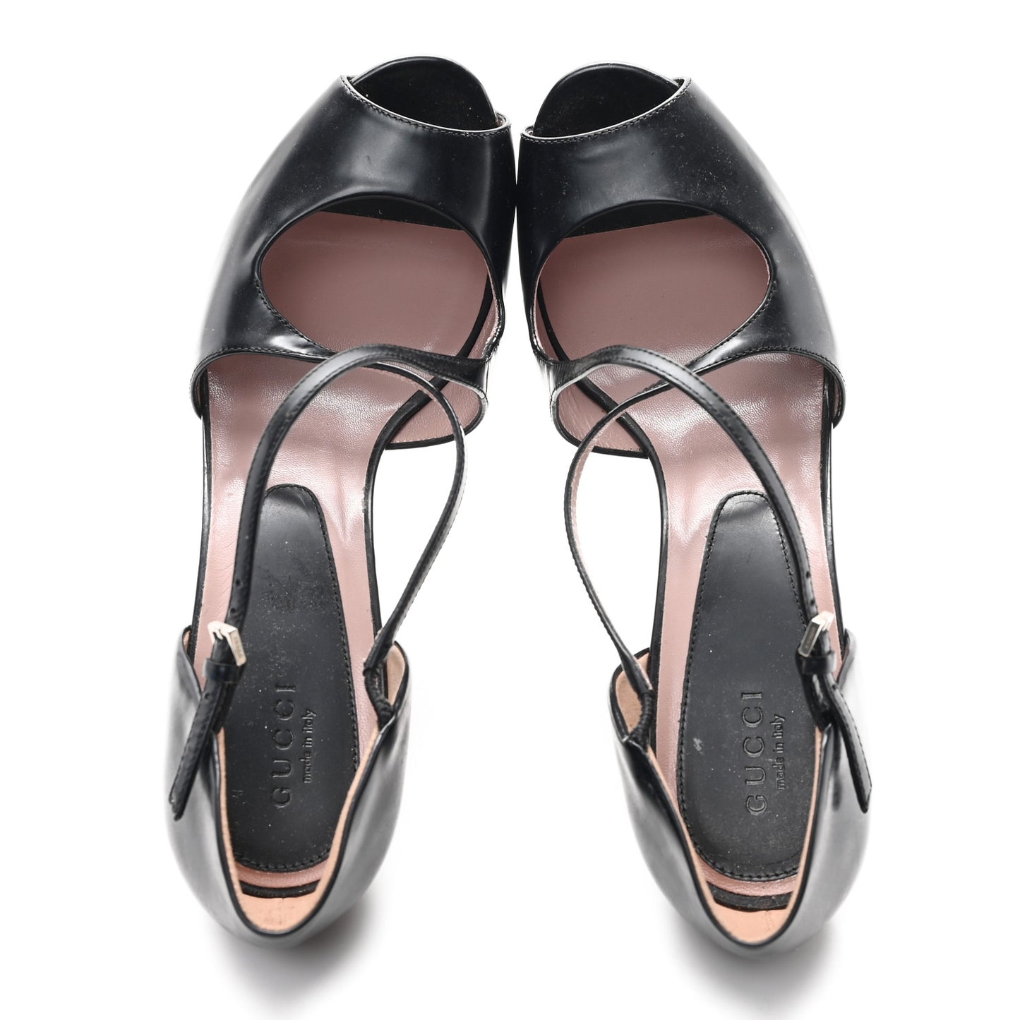 Nappa Lili Platform Pumps 38 Black