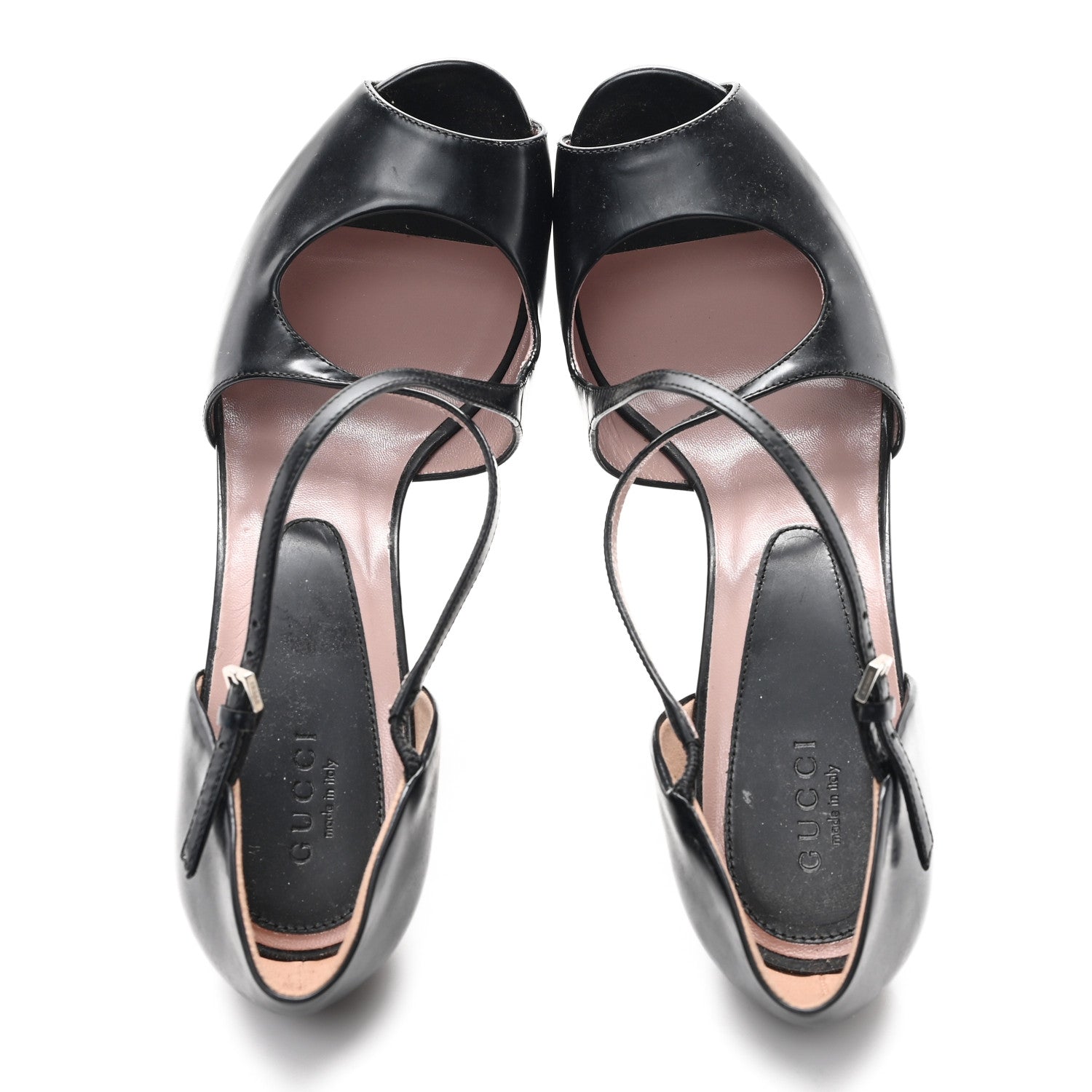 Gucci Nappa Lili Platform Pumps 38 Black 2 of 10