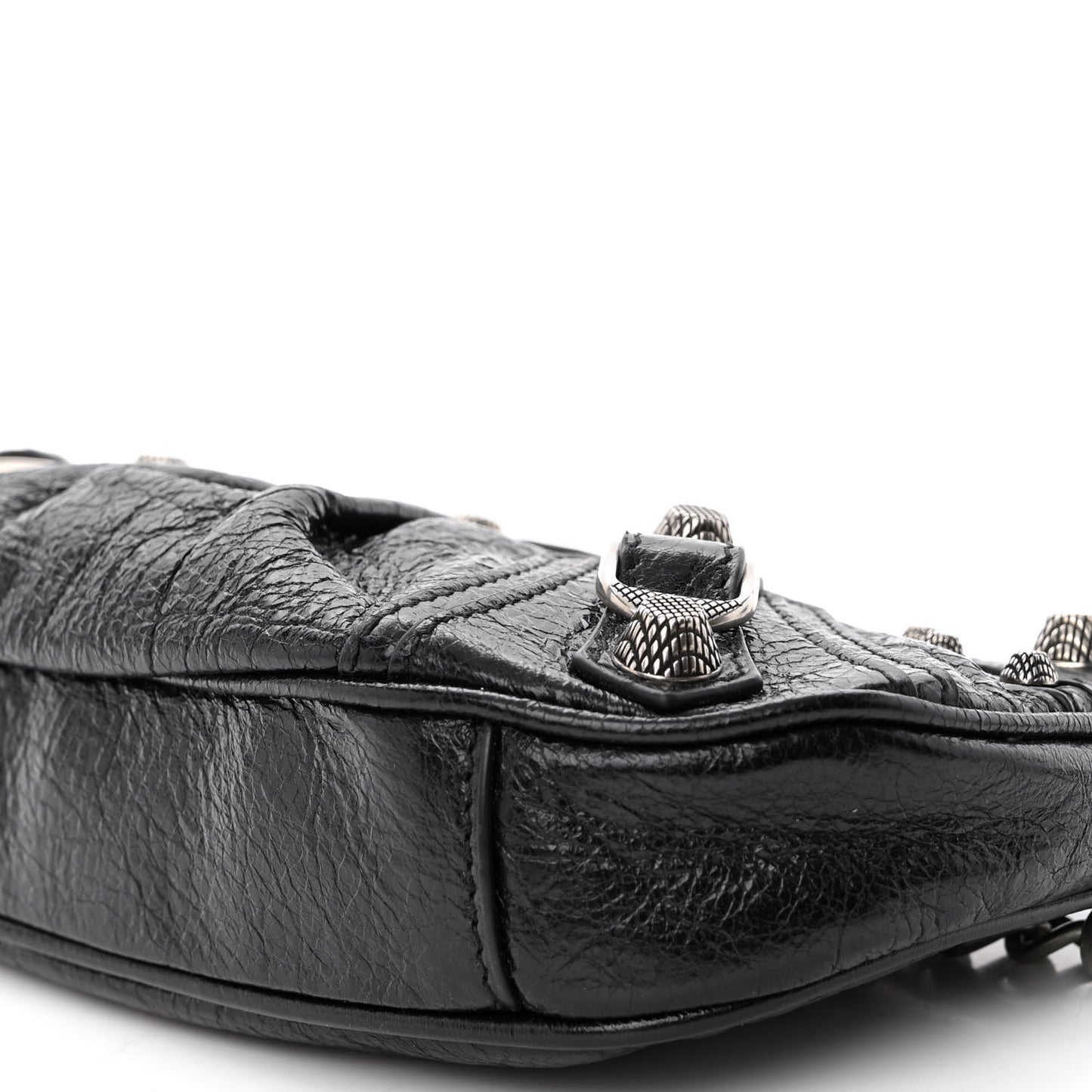 Agneau Arena Le Cagole Mini Purse With Chain Black