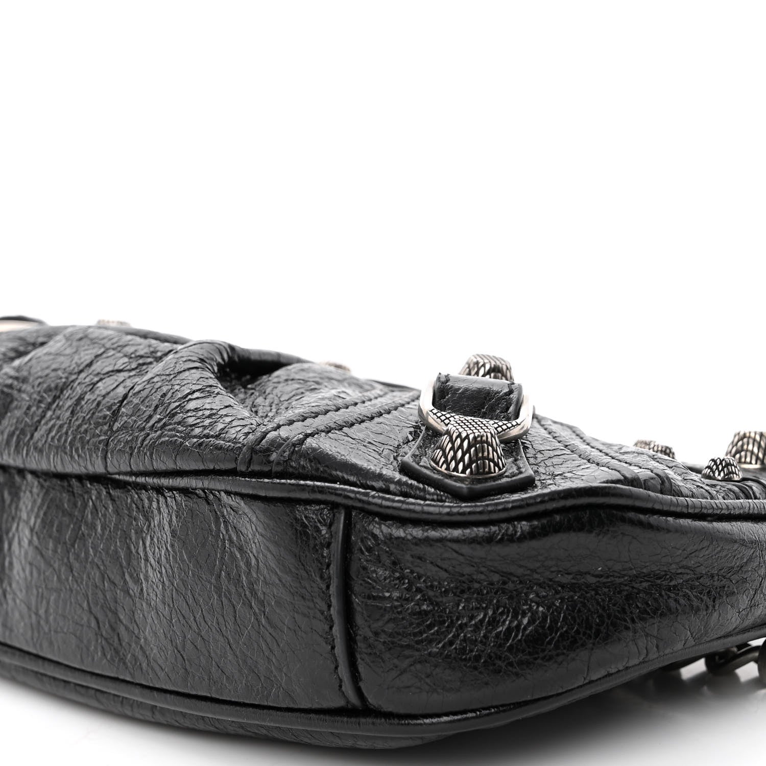 Balenciaga Agneau Arena Le Cagole Mini Purse With Chain Black 9 of 9